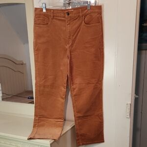 Womans Cordaroy Tan Pants